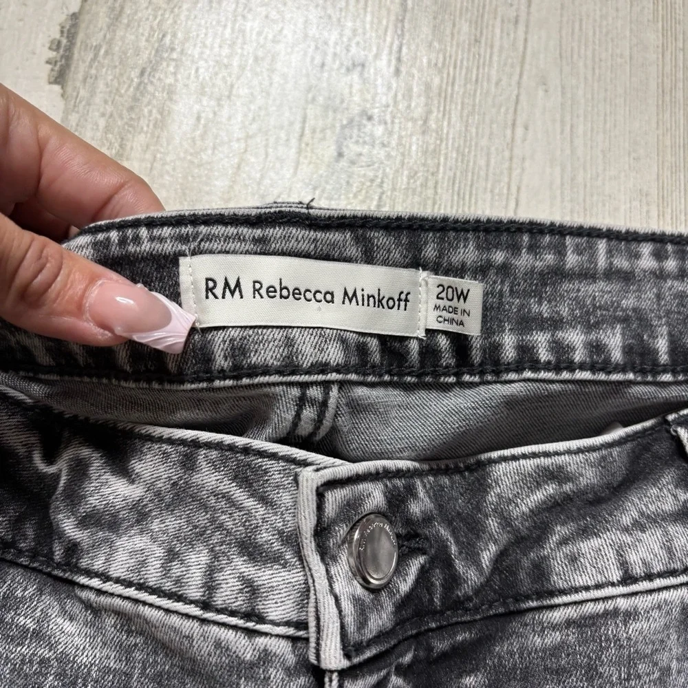 RM Rebecca Minkoff Studded Straight Leg Jeans Size 20W